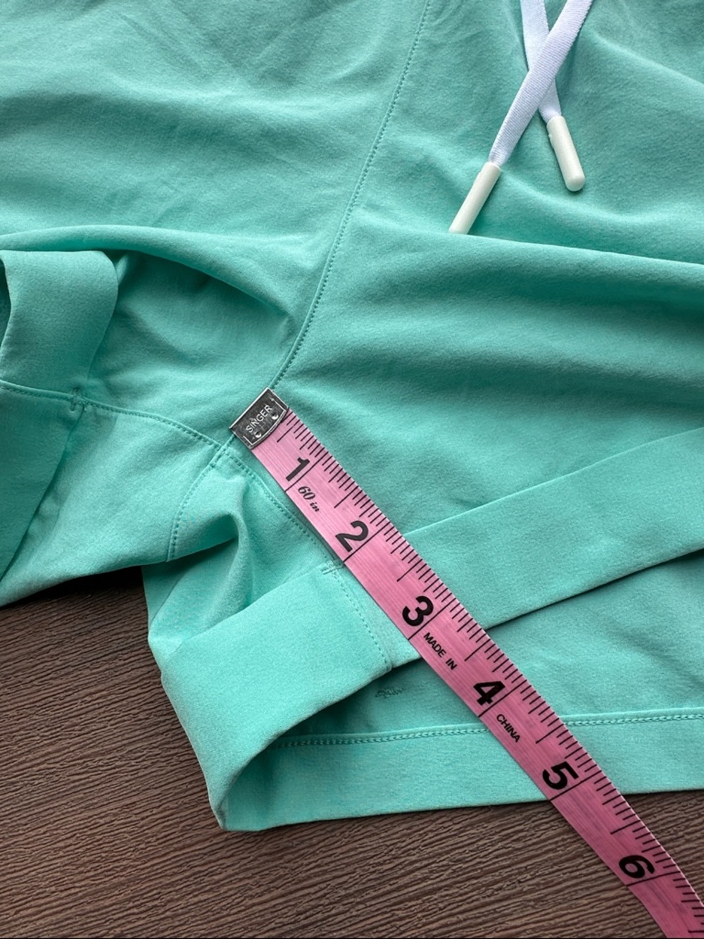 lululemon athletica Mint Green Athletic Drawstring Shorts - Picture 7 of 7